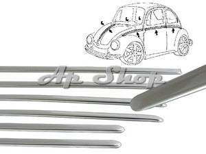 KIT MOULURES 7 PIECES 1302/1303 BONNE QUALITE WCM