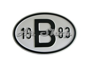 PLAQUE  19 B 83