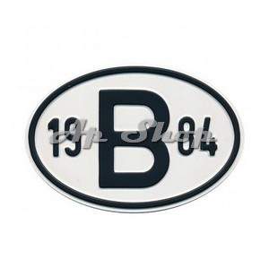 PLAQUE  19 B 84