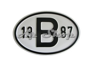 PLAQUE  19 B 87