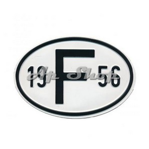 PLAQUE  19 F 56