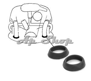 JOINTS AUTOUR TUYAUX SOUFFLANTE 63-70 PAIRE