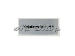 STICKER - COULEUR L 96 B  Alaskablaumetallic