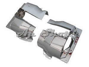 COUVRE CYLINDRE CHROME DOUBLE ADMISSION (PAIRE)