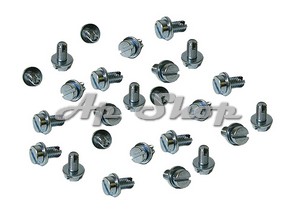 KIT BOULONS CHROMES POUR TOLES MOTEUR (25 PIECES)