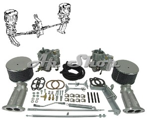 KIT CARBU DOUBLE EMPI/KADRON 40MM