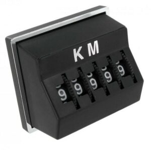 Compteur journalier -KM- noir